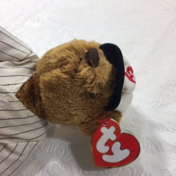 NEW TY The Attic Treasures Collection Cooper Baseball Bear Handmade Vtg - Picture 7 of 8